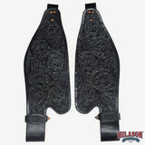 Hilason Leather Saddle Replacement Fender Pair With Hobble Strap Adult
