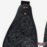 Hilason Leather Saddle Replacement Fender Pair With Hobble Strap Adult