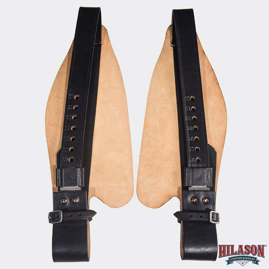 Hilason Leather Saddle Replacement Fender Pair With Hobble Strap Adult