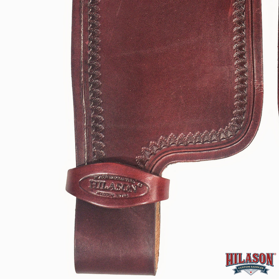 Hilason Leather Saddle Replacement Fender Pair With Hobble Straps Adult