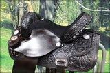 HILASON Flex Tree Western Horse Saddle American Leather Trail Barrel | American Saddle Horse | Leather Saddle | Western Saddle | Saddle for Horses | Horse Saddle Western