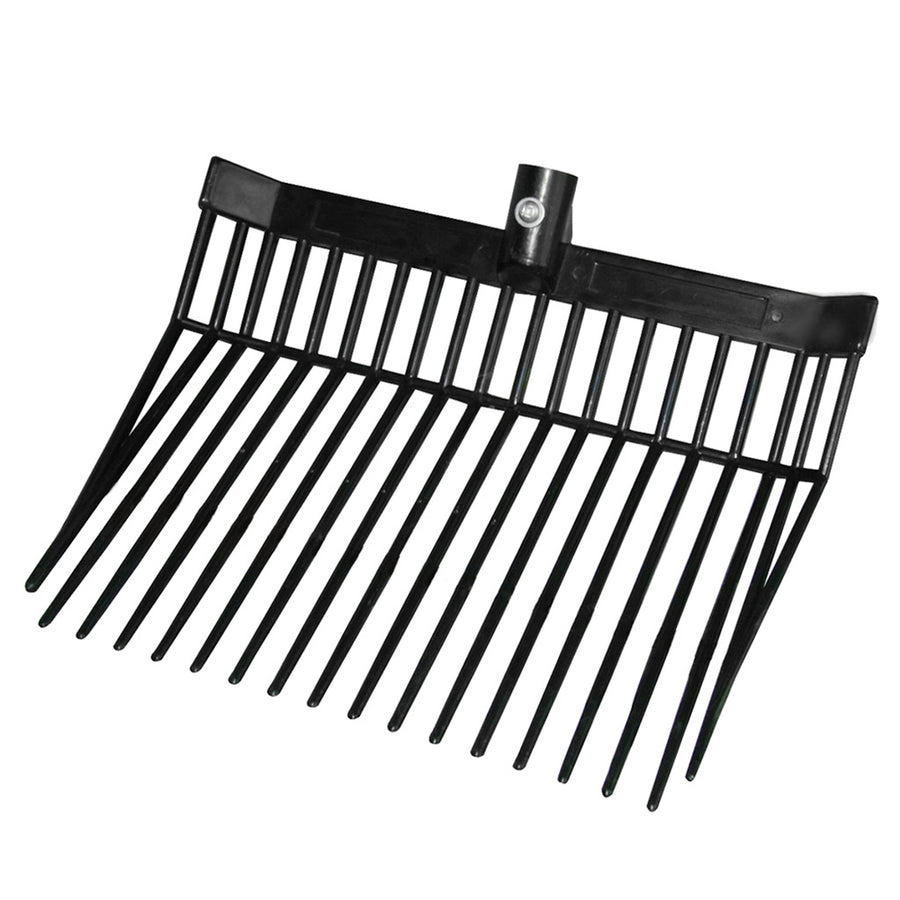 HILASON Manure Fine Fork Replacement Head Heavy Duty Stable Mucking Tool