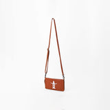 Frontier Rodeo Genuine Leather White Embroidered Organizer Bag | Houston Livestock Show and Rodeo
