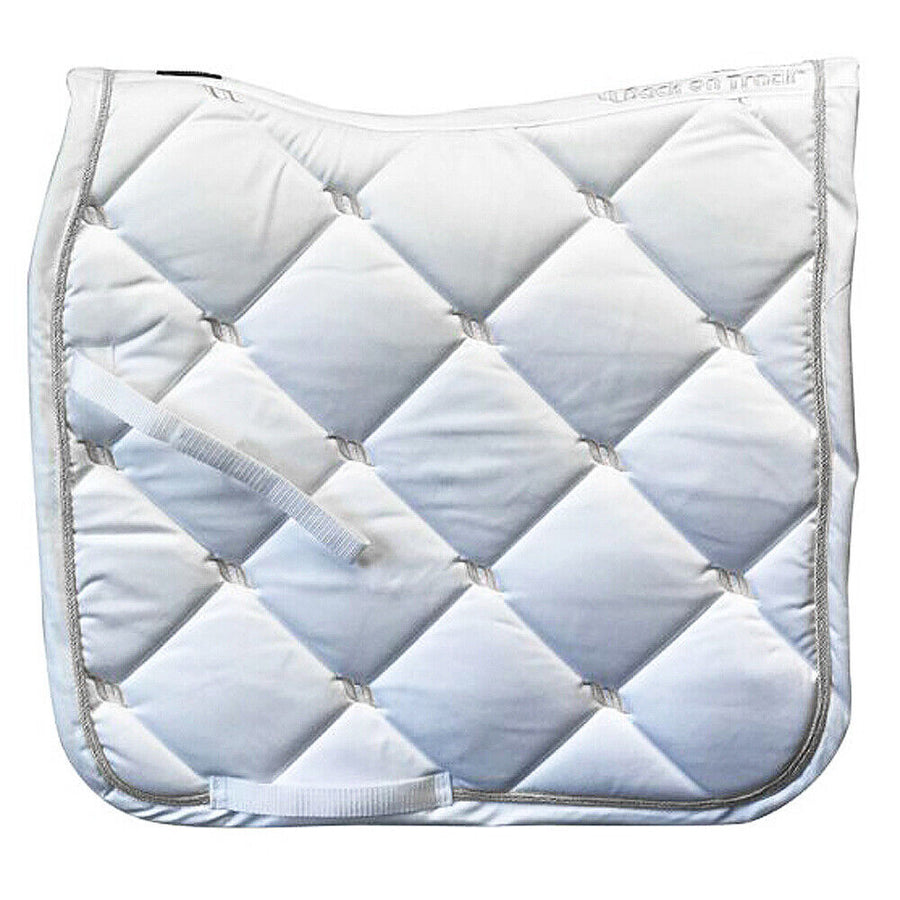 Full Back On Track Nights Collection - Saddle Pad Dressage White – by Hilason – Cowboy and equestrian accessories