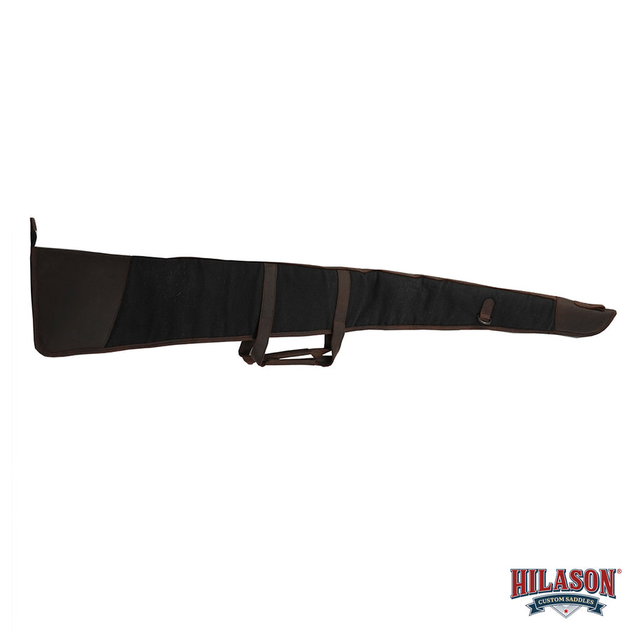Hilason Gun Case Brown Protective Long Riffle Carrying w/ Shoulder Straps