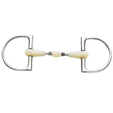 5-1/2" Happy Mouth Double Jointed Pro King Dee Stainless Steel Horse Bit - Uhorse