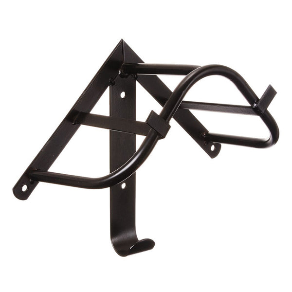 11” X 16” 6 1/2” Tough 1 Vinyl Coated Metal Trailer Harness Rack Black by Hilason – Cowboy and equestrian accessories