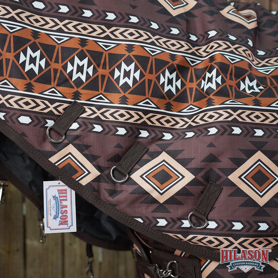 HILASON 1200D Waterproof Winter Horse Turnout Blanket Neck Cover Belly Wrap