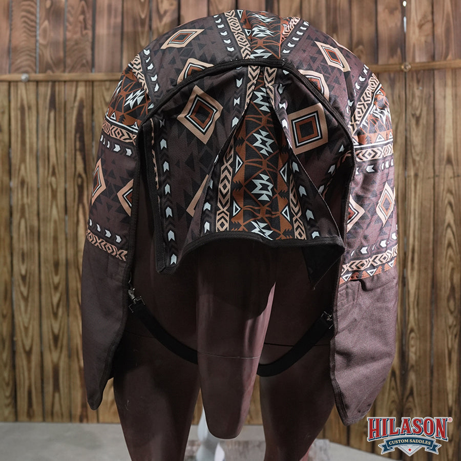 HILASON 1200D Waterproof Winter Horse Turnout Blanket Neck Cover Belly Wrap