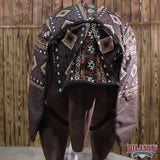 HILASON 1200D Waterproof Winter Horse Turnout Blanket Neck Cover Belly Wrap