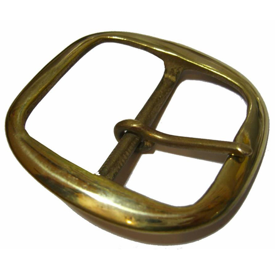 Hilason 1-1/4" Western Solid Brass Center Bar Belt Buckle - High-Polished Replacement Hardware - Uhorse