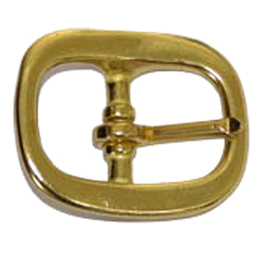 Pack Of 32 5/8 In Western Horse Tack Solid Brass Plated Center Bar Buckle - Hilason