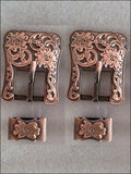 Hilason Cn054F- One Piece Copper Buckle Set - 1.5 Inch