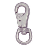 7/8" Horse Western Tack Nickel Plated Malleable Iron Bull Snap