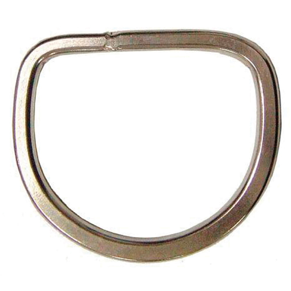 Hilason Stainless Steel Flat Rigging Dee Horse Western Tack