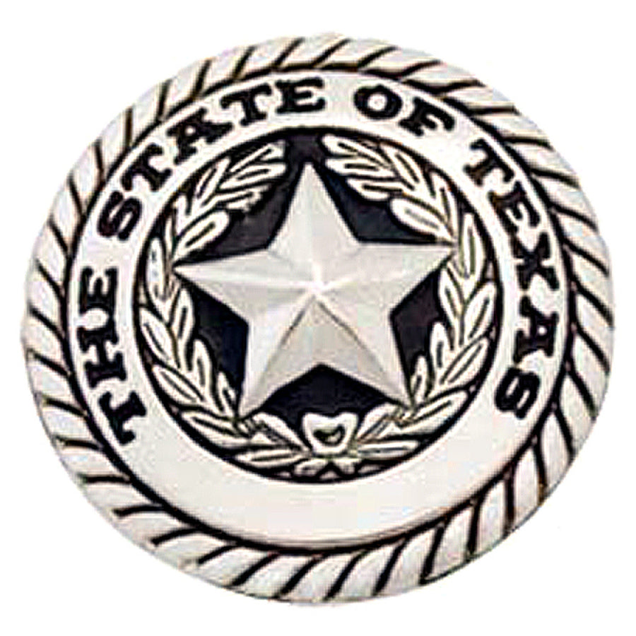 Pack Of 16 1 In Tack Tackxas Seal Concho Round Shape Nickel Plated Screw - Uhorse