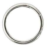 Pack Of 16 1-3/4 In X 6.0Mm Western Horse Welded Wire Ring Nickel Plated - Uhorse