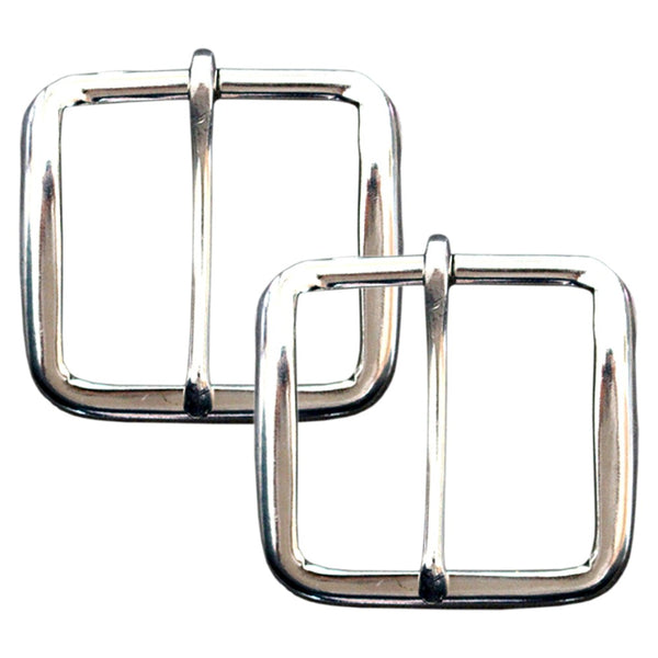 Hilason Western Horse Tack Hardware Wire Belt Buckle Nickel Plated - Uhorse