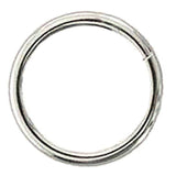 Pack Of 8 2.5 In W. H. Tk. Welded Wire Ring Nickel Plt. by Hilason – Cowboy and equestrian accessories