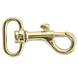 2 Pc 3/4 Inx1-3/4 In W. Square Eye Die Cast Nickel Plt. Baby Snap – by Hilason – Cowboy and equestrian accessories