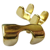 4pk Hilason W. H. Brass Plt. Halter Clamps Lead Rope by Hilason – Cowboy and equestrian accessories