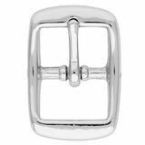 4 Pack 5/8 In. Nickle Plated Die Cast Double Centre Bar Horse Tack Buckle - Uhorse