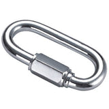 Pack Of 4 3/8 In X 9Mm Tack Oval Zinc Plated Quick Link Chain Repairer - Uhorse
