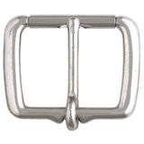 Hilason Western Tack Stainless Steel Cinch Rectangle Belt Roller Buckle - Set Of 2