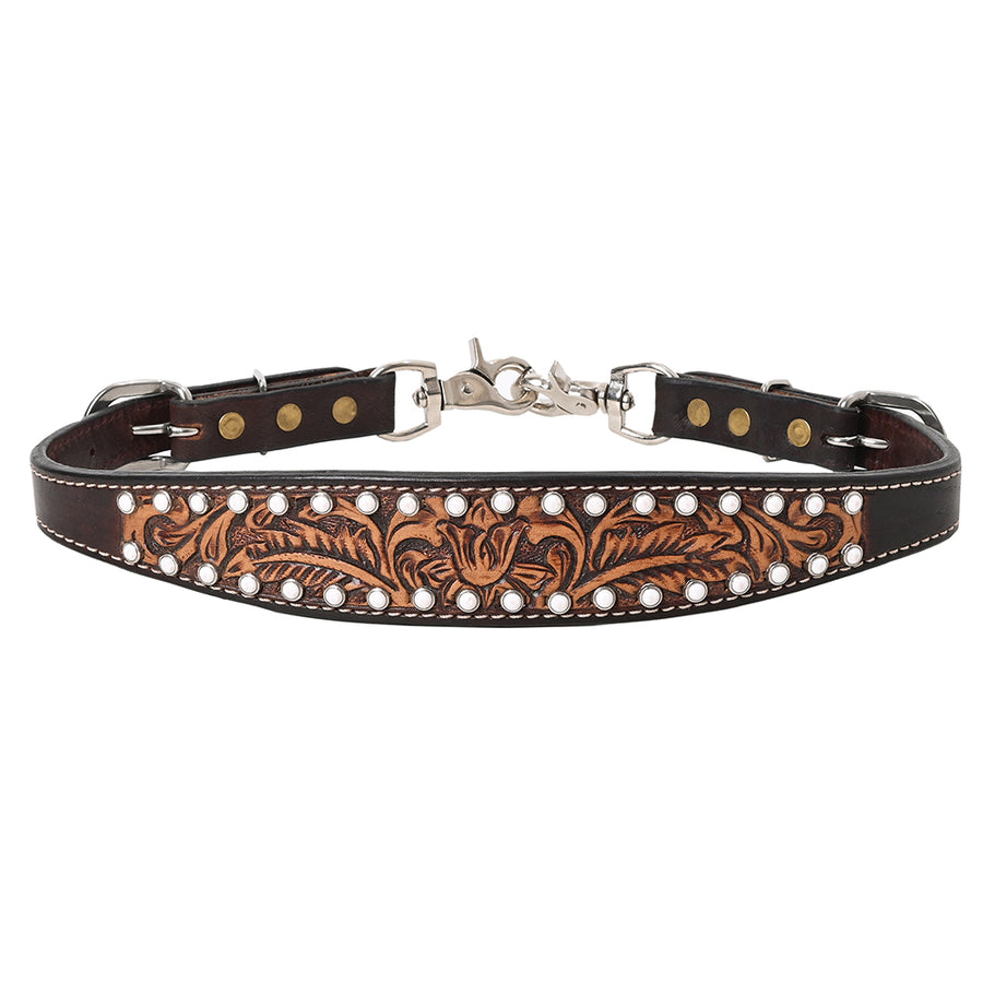 Bar H Equine Genuine Western American Leather Horse Wither Strap - Uhorse