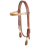 Horse Size Classic Equine Rawhide Browband Leather Horse Headstall