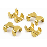 Hilason Solid Brass Bull Halter Clamp 7/8 in H x 1-7/8 in L Rope Hardware