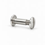 Hilason 3/8 in Steel Chicago Screw Set Nickel Plated Binding Posts Hardware