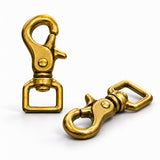 Hilason 3/4 in x 2-1/2 in Solid Brass Scissor Snap Square Swivel Hardware