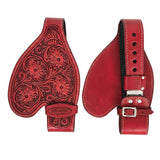 HILASON Youth Western Saddle Replacement Fenders, Genuine Leather Short Fenders with Adjustable Buckles & Hobble Strap