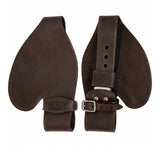 HILASON Youth Western Saddle Replacement Fenders, Genuine Leather Short Fenders for Kids & Short Adult Riders