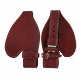 HILASON Youth Western Saddle Replacement Fenders, Genuine Leather Short Fenders for Kids & Short Adult Riders