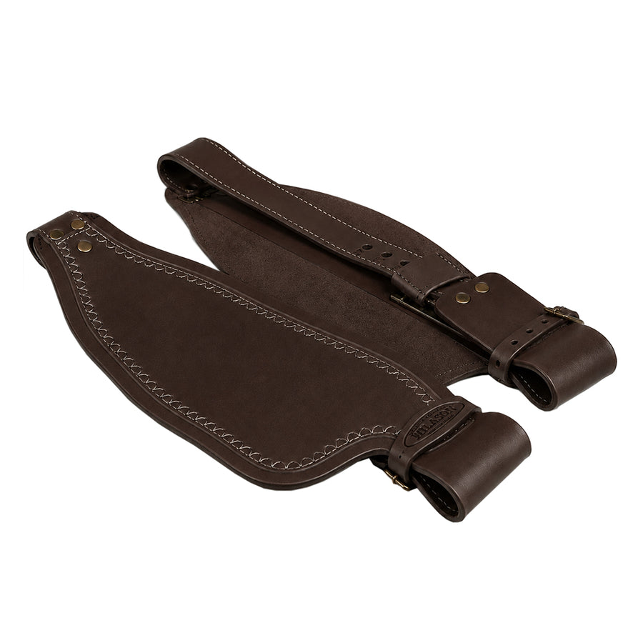 HILASON Leather Saddle Replacement Fender Pair with Hobble Straps Adult Saddles Fenders for Horse