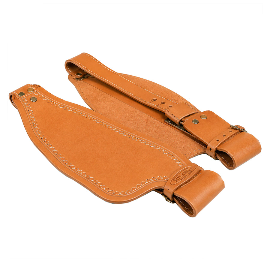 HILASON Leather Saddle Replacement Fender Pair with Hobble Straps Adult Saddles Fenders for Horse