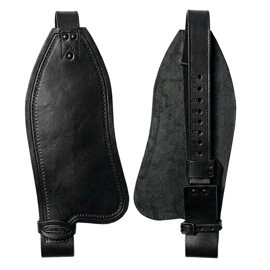 Hilason Leather Saddle Replacement Fender Pair with Hobble Straps, Genuine Skirting Leather Stirrup Leathers, 2 Inch Wide