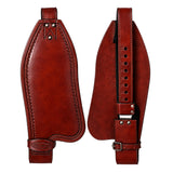 Hilason Leather Saddle Replacement Fender Pair with Hobble Straps, Genuine Skirting Leather Stirrup Leathers, 2 Inch Wide