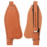 Hilason Leather Saddle Replacement Fender Pair with Hobble Straps, Genuine Skirting Leather Stirrup Leathers, 2 Inch Wide