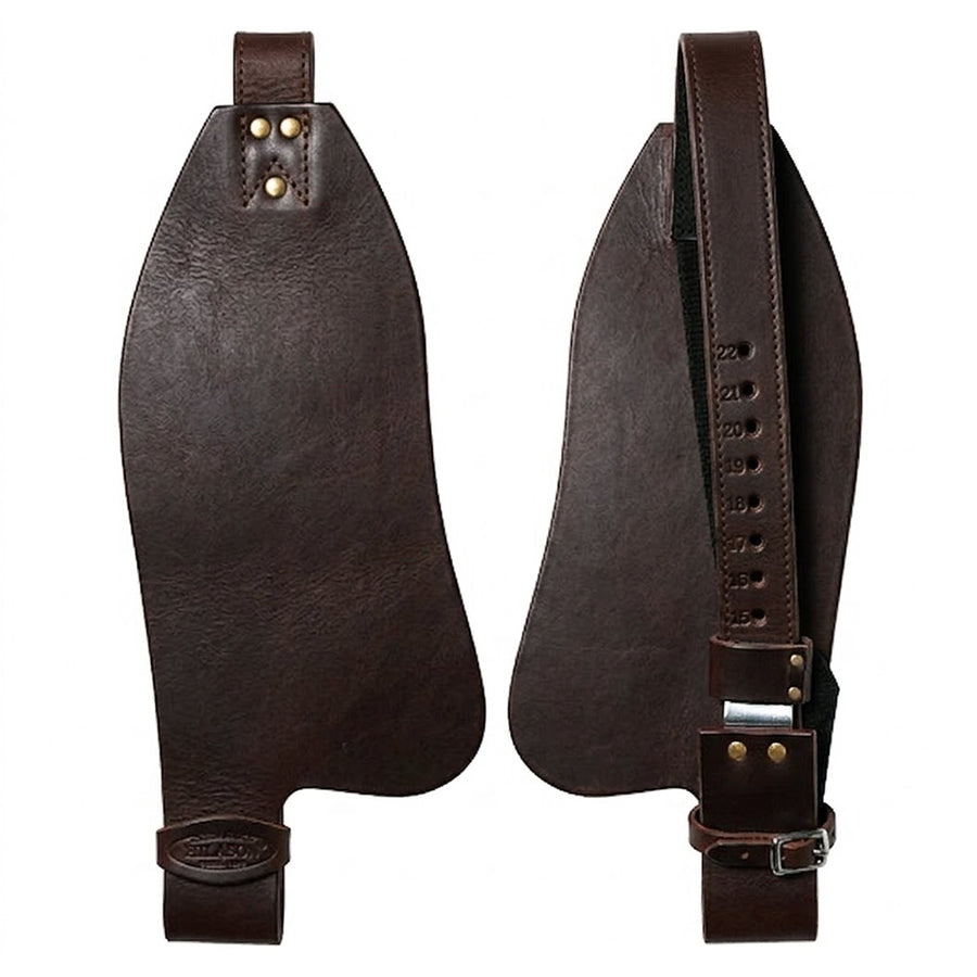 Hilason Youth Leather Saddle Replacement Fenders Pair with Hobble Straps, Western Horse Riding 2" Stirrup Leathers