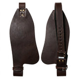 Hilason Youth Leather Saddle Replacement Fenders Pair with Hobble Straps, Western Horse Riding 2" Stirrup Leathers