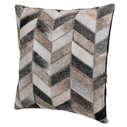HILASON Western Cowhide Patchwork Pillow Cover, Rustic Ranch Home Decor