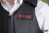 HILASON Safety Bull Riding Vest Protective Leather Black | Equestrian Unisex Rodeo Men & Women