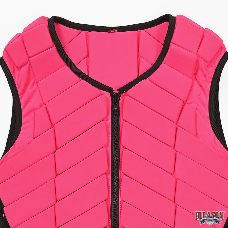 HILASON Equestrian Horse Vest Safety Protective Adult Eventing ‎Pink |Horse Riding |Unisex |Rodeo