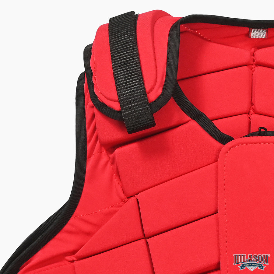HILASON Adult Safety Equestrian Eventing Protective Protection Vest Red | Horse Riding Unisex