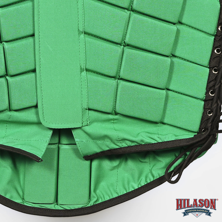 HILASON Adult Safety Equestrian Eventing Protective Protection Vest ‎Kelly Green | Horse Riding Unisex