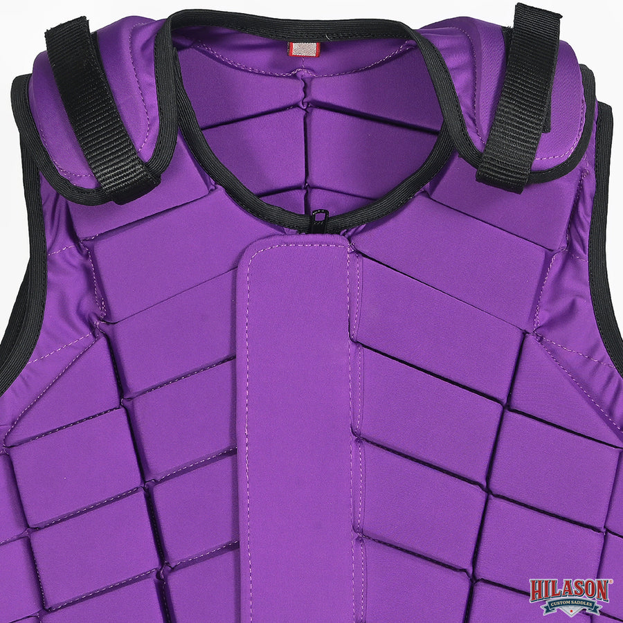 HILASON Adult Safety Equestrian Eventing Protective Protection Vest Purple | Horse Riding Unisex