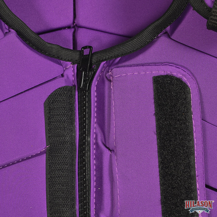 HILASON Adult Safety Equestrian Eventing Protective Protection Vest Purple | Horse Riding Unisex